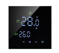 Inkoby Termostato de Calefacción de Pared con Calefacción por Suelo Radiante y WiFi Inteligente Tuya, Control de Voz Programable, Luz de Fondo Ajustable C