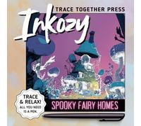 Inkozy Spooky Fairy Homes: Use a Black Pen to Follow the White Lines and Ink Trace Whimsical Fantasy Homes In A Coloring Book made for Calming Creativity and Halloween Fun