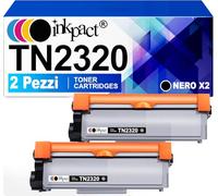 INKPACT Cartuchos de tóner compatibles para Brother TN2320 TN-2320 para MFC-L2700DW MFC-L2700DN MFC-L2720DW MFC-L2740DW DCP-L2500D DCP-L2520DW DCP-L2540DN HL-L2300D HL-L2340DW HL-L2360DN (Negro,