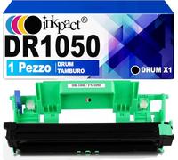 INKPACT Tambor Drum DR-1050 DR-1000 compatible con Brother DCP-1510 DCP-1512 DCP-1601W DCP-1612W HL-1110 HL-1112 HL-1210W HL-1212W MFC-1810 MFC-1815 MFC-1910 MFC-1911W