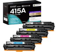 iNKPAD 415A Toner Kompatibel für 415A 415X Toner für Color Laserjet Pro MFP M479fdw M479dw M479fnw M479fdn M454dw W2030A W2030X W2031A W2032A W2033A (Negro Cian Magenta Amarillo )