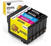 iNKPAD 603XL Cartuchos de Tinta Compatibles con Epson WF-2830 WF-2810 XP-3100 XP-4100 XP-2100 XP-3105 XP-4105 (2Negro 1Cian 1Magenta 1Amarillo, 5 Paquetes)