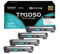 iNKPAD TN1050 Tóner compatibles con Brother TN-1050 con Brother HL-1210W DCP-1610W HL-1212W DCP-1612W HL-1110 DCP-1510 HL-1112 DCP-1512 MFC-1910W MFC-1810 Impresora (4 Negro)