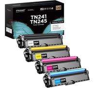 iNKPAD TN241 TN245 Compatible con Brother TN-241 TN-245 TN242 TN246 Toner para Brother hl-3142cw HL 3152cdw dcp-9022cdw dcp-9017cdw mfc-9142cdn mfc-9342cdw mfc 9332cdw mfc-9142cdn(Pack de 4)