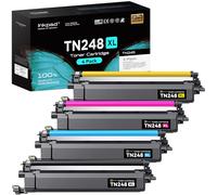 iNKPAD TN248 TN248XL Cartucho de Toner Compatible para Brother tn248 tn248xl tn248cmyk Cartucho de Toner Compatible para Brother DCP-L3560CDW MFC-L3760CDW8 MFC-L3740CDWE