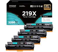 iNKPAD Toner Compatible HP 219X 219A W2190A 3302FDW 3302SDW 3302FDN 3302FDNG 3302FDWG 3302SDWG 3202DN 3202DW W2191X W2192X W2193X 3202DW 200 págs. Sin chip