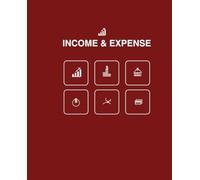 INKPRESS Small Business Accounting and Inventory Ledger: Undated income expense tracker for bookkeeping records, inventory management, and business finance organization