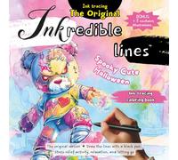 Inkredible Lines Spooky Cute Halloween - Ink tracing coloring book: The original version: draw the lines with a black pen, stress relief activity, ... letting go (Inkredible Lines The Original)