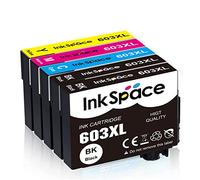 InkSpace Compatible con 603 XL para Epson 603XL Cartuchos de Tinta con Epson Expression Home XP-2100 XP-2105 XP-2150 XP-3100 XP-3105 XP-3150 XP-4100 XP-4105, Workforce WF-2810 WF-2820 WF-2830 WF-2835