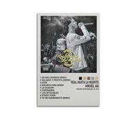 INKT Anuel AA La MuerteThe Mixtape - Póster de pared para sala de estar, dormitorio, decoración del hogar, oficina, gimnasio, pintura artística, 20 x 30 cm