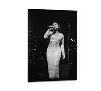 INKT Sade Adu - Póster de pared en lienzo para sala de estar, dormitorio, decoración del hogar, oficina, póster de pared, gimnasio, pintura artística, 24 x 36 pulgadas (60 x 90 cm)