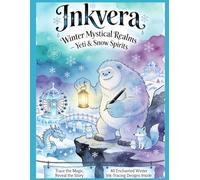 Inkvera: Winter Mystical Realms - Yeti & Snow Spirits: Reverse Coloring & Ink Tracing Book for Adults | 40 Winter Fantasy Pages with Yetis, Snow ... Art, Perfect for Gel Pens & Fineliners