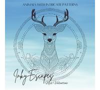 InkyEscapes: Animals with Intricate Patterns Coloring Book