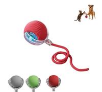 INLANDSIS Lettuce Pets Dog Toys, Interactive Cat & Dog Electric Toy Ball, Electric 360° Smart Automatic Rolling, Rechargeable, Enrichment Puzzle Toys for Bored Indoor Cats/Dogs (Red)