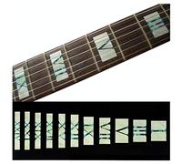 Inlay - Adhesivo para diapasón de guitarras y bajos (cuentas blancas)
