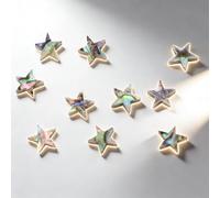 Inlay Guitar Tone Point, 10 Piezas, Abalone Shell Duradero, Calcomanía para Mástil de Guitarra, Marcador de Diapasón - Fácil Aplicación, Decoración Estética, Para Guitarras y