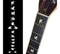 Inlay - Marcador para guitarras y bajos, color blanco