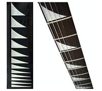 Inlay - Pegatinas para diapasón de guitarras y bajos - Shark-Fin Jackson Style with Rosewood Dots