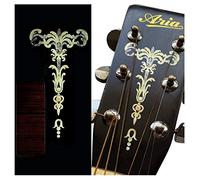 Inlay Sticker para guitarra - Linterna gótica - Perla blanca envejecida