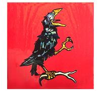 Inlaystickers - Adhesivo para guitarras, bajo y ukeleles, diseño de cuervo muerto agradecido B-315GD-CR