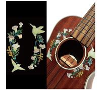 Inlaystickers - Adhesivos para ukeleles (roseta/purfling, agujero sonoro)