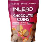 INLEAD - Chocolate Coins | Taler de chocolate relleno de caramelo | Delicioso chocolate con caramelo salado | Sin azúcar añadido - 150g (Salted Caramel - Caramelo Salado)