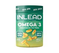 Inlead Omega-3 1000mg Triglyceride Form (300 Softgels) Sin sabor Vitaminas, minerales y salud