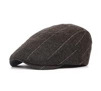 Inlefen Masculinas Gorras de Boina Sombreros Baker Boy Newsboy Casquillo Plano Tweed Flat Cap Gatsby Hat