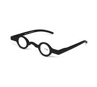 Inlefen Unisex Mini Marco redondo Bisagra de primavera Lector Gafas de lectura
