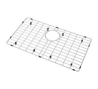 Inless Rejilla de fregadero de acero y protector para el pecado de la cocina, antiarañazos para un mejor drenaje y protección