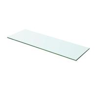 INLIFE Panel estante de cristal transparente 60 x 15 cm para muebles, estanterías (1,99 kg)