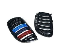 INLIMA para B&MW E92 E93 M3 2006 2007 2008 2009, Piezas de Estilo de Coche, Parrillas de Doble línea, Parachoques Delantero, Parrilla de Carreras, Color Tricolor