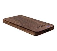 InLine 01478S - Batería Externa USB (5000 mAh, con indicador LED de Estado de Madera, Nogal, Salida 2,1 A)