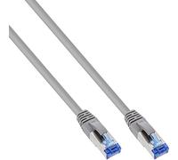 InLine 10m Cat.6(A) S-STP/PiMF - Cable de Red (10 m, RJ-45, RJ-45, Gris)