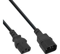 InLine 16632A - Cable (2 m, Male Connector/Female Connector, Negro)