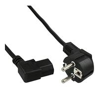 InLine 16752N - Cable de alimentación (1 metro), negro