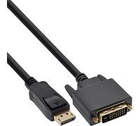 InLine 17116 - Cable convertidor de DisplayPort a DVI (0,5 m), color negro