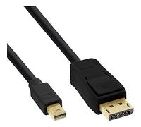 InLine 17134S 1.5m Mini DisplayPort DisplayPort Negro cable DisplayPort - Cables displayport (1,5 m, Mini DisplayPort, DisplayPort, Macho, Macho, Oro)