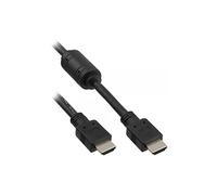 InLine 17605 HDMI Cable con Ferrita (Macho a Macho, 5 m), Color Negro
