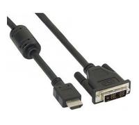 InLine 17663 Adaptador de Cable de vídeo 3 m HDMI DVI-D Negro - Adaptadores de Cable de vídeo (3 m, HDMI, DVI-D, Negro, Macho/Macho)