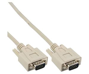 InLine 17712E 10m VGA (D-Sub) VGA (D-Sub) Beige cable VGA - cables VGA (10 m, VGA (D-Sub), VGA (D-Sub), Beige, Macho/Macho)