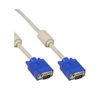 InLine 17713 Cable VGA 15 m VGA (D-Sub) Beige, Azul - Cables VGA (15 m, VGA (D-Sub), VGA (D-Sub), Beige, Azul, Macho/Macho)