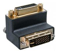 InLine 17781W Adaptador de Cable DVI-I Negro - Adaptador para Cable (DVI-I, DVI-I, Male Connector/Female Connector, Negro)
