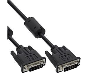 InLine 17783 - Cable DVI-D digital 24+1 macho a macho, Dual Link, 2 ferrita, 3 m