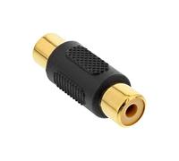 InLine 19918 - Adaptador de Audio con Toma RCA, Color Negro