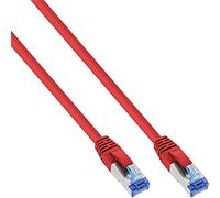 InLine 1m Cat.6(A) S-STP/PiMF - Cable de Red (1 m, RJ-45, RJ-45, Rojo)