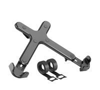 Inline 23162B - Soporte para portátil de hasta 17" VESA 75x75/100x100 con Correa de Seguridad, Almohadillas de Silicona y topes, Montaje en Brazo de Monitor
