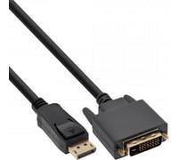 INLINE 25er Bulk-Pack DisplayPort zu DVI Konverter Kabel - Schwarz - 2m (B-17112) Marca