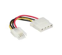 InLine 26622A - Adaptador de Corriente Hembra de 8,89 cm a Conector de 13,34 cm (5,25"), 6 cm