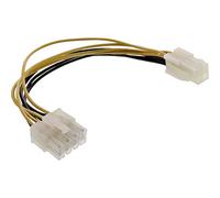 InLine 26633 Cable de alimentación Interna 0,20 m - Cables de alimentación Interna (0,20 m, Male Connector/Female Connector)